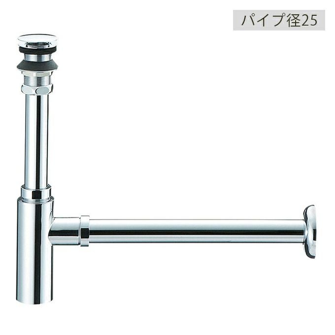 SANEI ストレート形止水栓(共用形) V21JS-X2-13X420 クロム ナット無