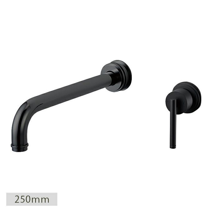 SANEI シングル洗面混合栓 K47450-S-MDP-13 壁出 マットブラック 受注