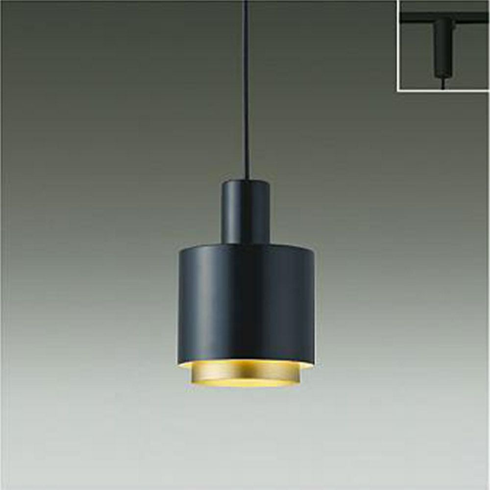 DAIKO Double shade ペンダント黒（ゴールド塗装） DPN-41410Y