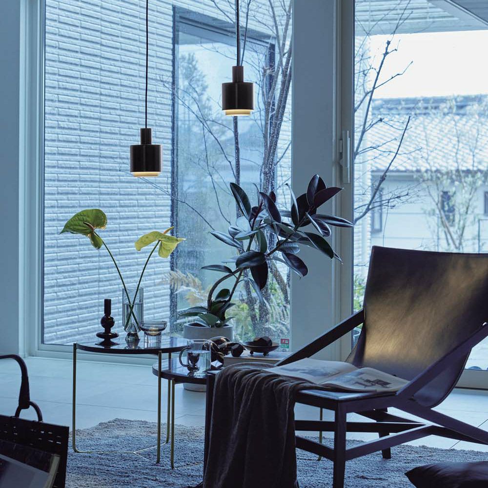 DAIKO Double shade ペンダント黒（ゴールド塗装） DPN-41410Y