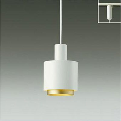 DAIKO Double shade ペンダント白（ゴールド塗装）  DPN-41408Y