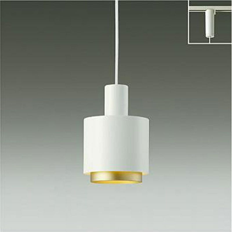 DAIKO Double shade ペンダント白（ゴールド塗装）  DPN-41408Y