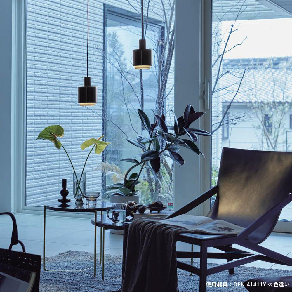 DAIKO Double shade ペンダント白（ゴールド塗装）  DPN-41408Y