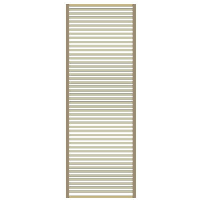 WOODONE H2400無垢の木のパーテーション1スパン 002_PWPK241-B-NL