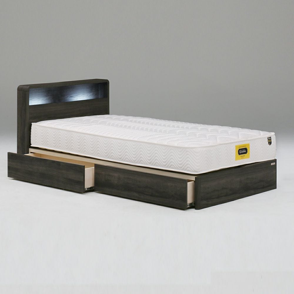 グランツ フッチ セミダブルベッドフレーム 引出し付き