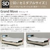 グランツ 電動リクライニングベッド グランムーヴ セミダブル マットレスレギュラー付