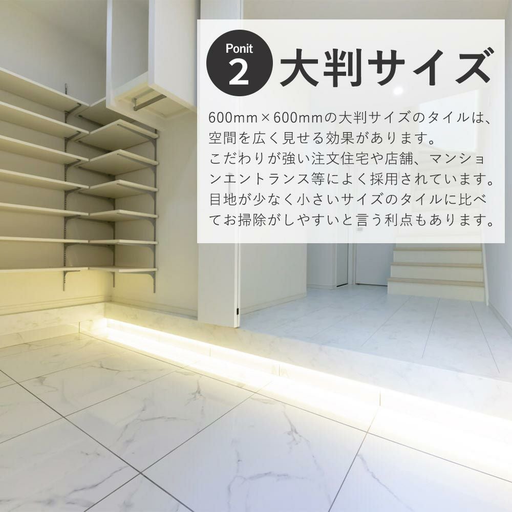 マヤリカ セラミックタイル 600mm角 4枚入 RSCA6001P_6