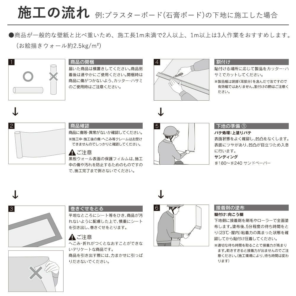 シンコール お絵描きウォール ホワイトボードシート oekaki-wall