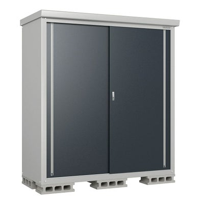ダイケン 小型物置 DM-GY137 間口1285mm×奥行580mm×高さ1750mm｜建材 