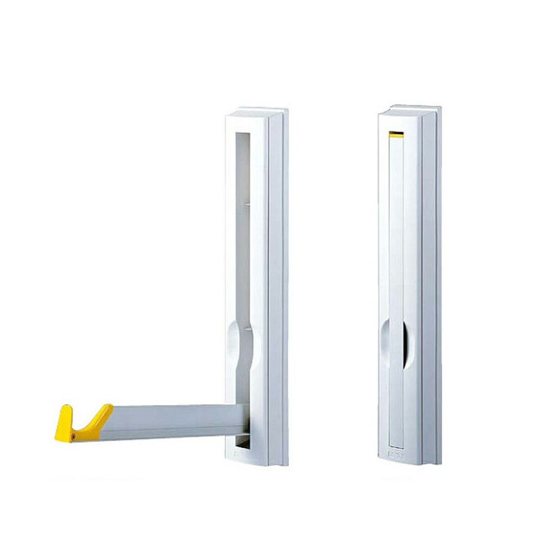 ナスタ KS-DA101PN 室内物干し 壁面直付タイプ 2本入/セット