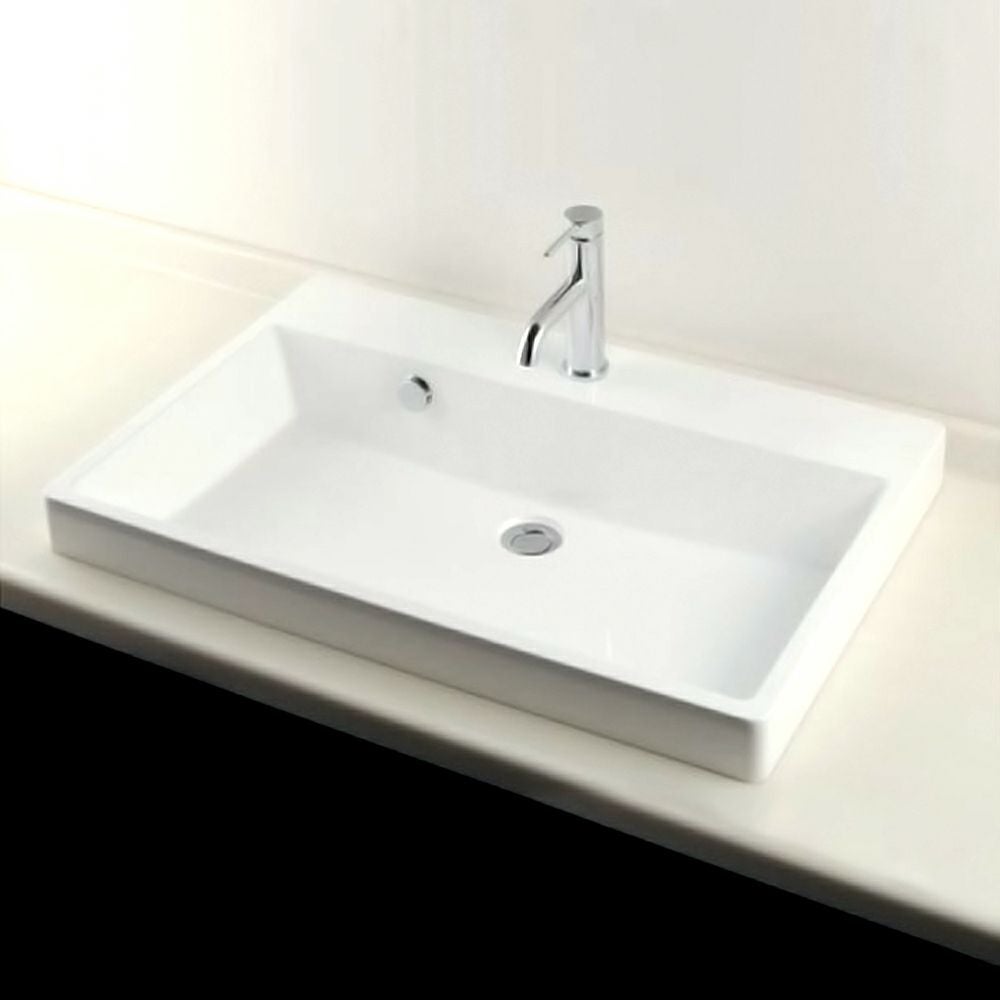 カクダイ #DU-2352600000 角型洗面器 W600×D470×H165 DURAVIT 水栓直付