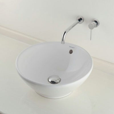 カクダイ #DU-0325420000 丸型洗面器 φ420×H170 DURAVIT 置型 陶器製 