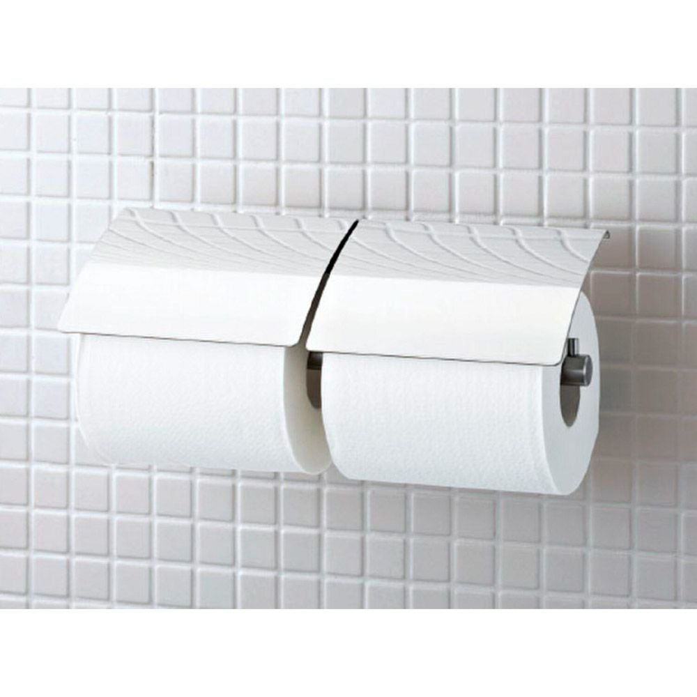 LIXIL FKF-60F/C 2連紙巻器 トイレットペーパーホルダー クロム｜建材