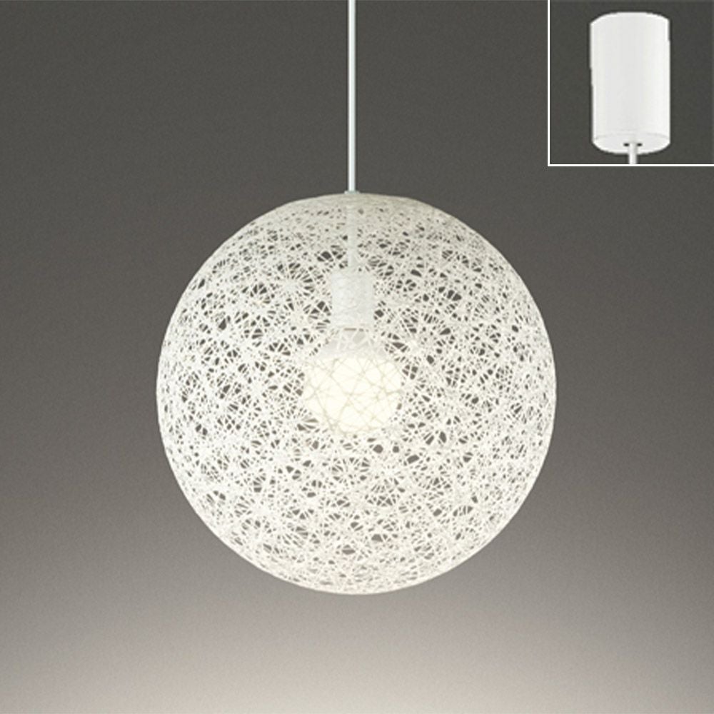 オーデリック ペンダントライト OP252335LR φ390 電球色 吊り下げ 白色 球状 引掛シーリング