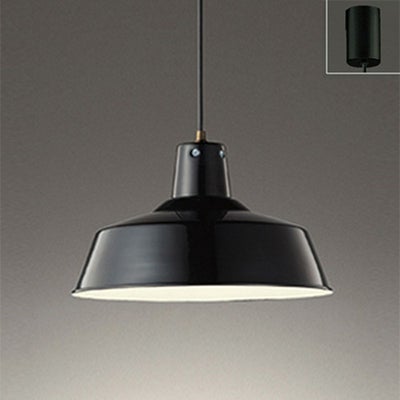 オーデリック OP252323LR ペンダントライト φ350 電球色 非調光 引掛シーリング 黒色