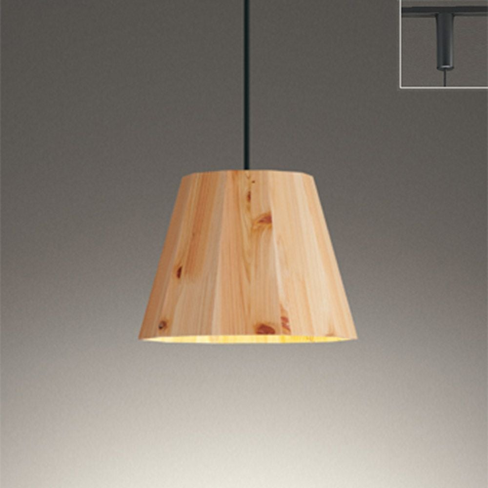 オーデリック OP252940LR ペンダントライト φ250 電球色 非調光 プラグ ダクトレール取付専用 檜