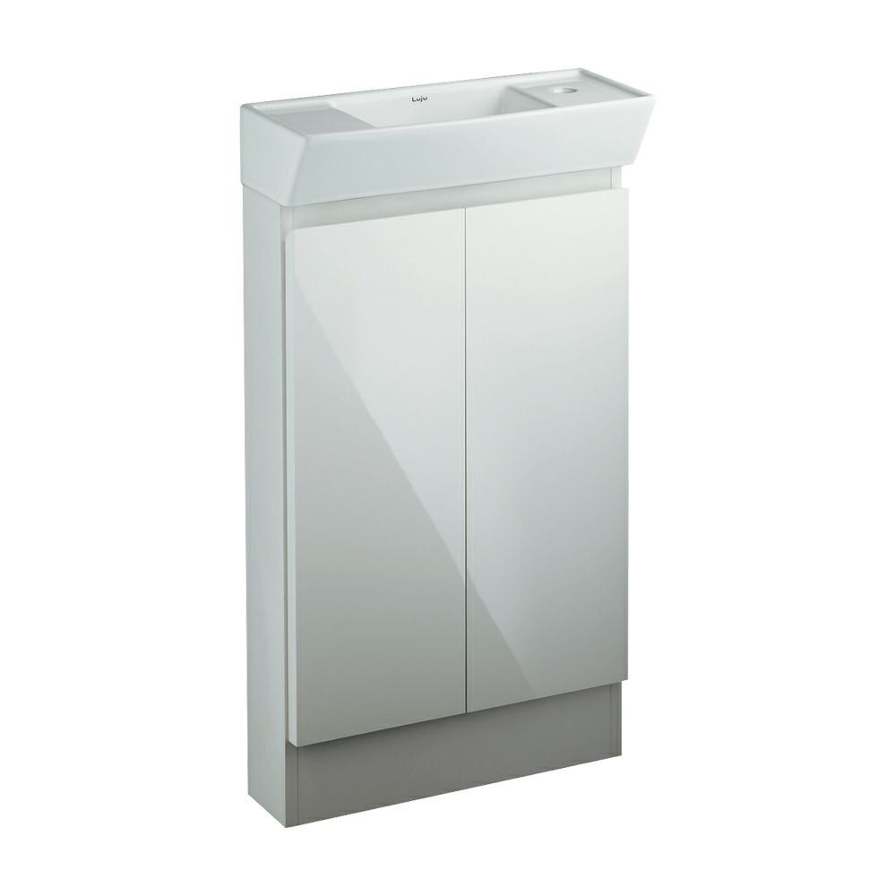 カクダイ 200-311 角型手洗器（キャビネットつき）　手洗器：493-064