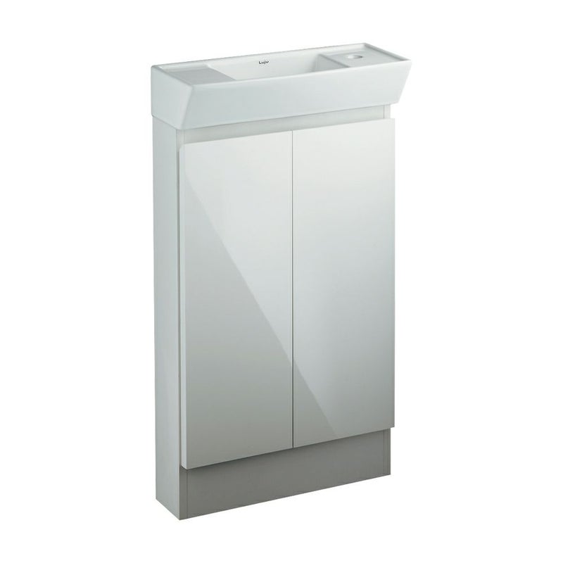 カクダイ 200-311 角型手洗器（キャビネットつき）　手洗器：493-064