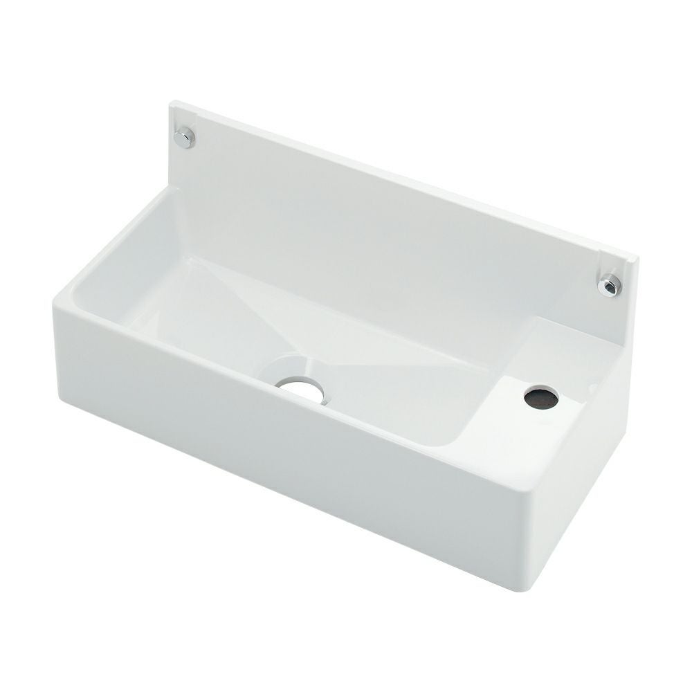 カクダイ 493-155 壁掛手洗器 W400×D180×H173 壁掛設置 ABS樹脂製