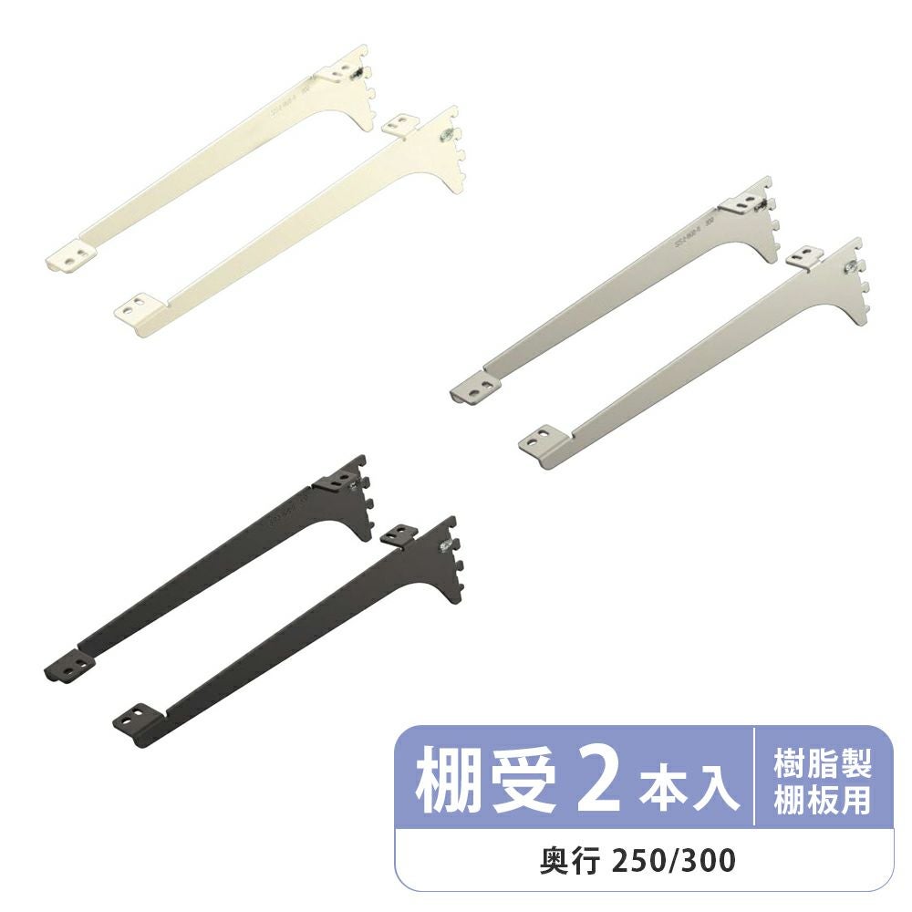南海プライウッド アームハング棚柱SS 棚受(樹脂棚板用) 左右セット