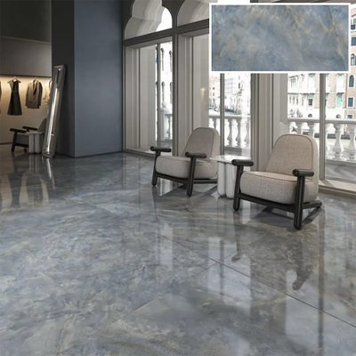 KMJ タイル 600×1200 オニーチェ ライトブルー 3枚(2.16m2)/ケース